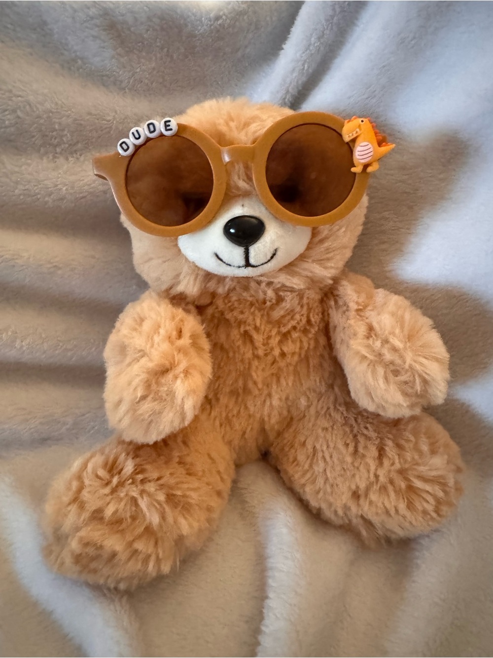 Gold Circle Shaped Boy’s Sunglasses